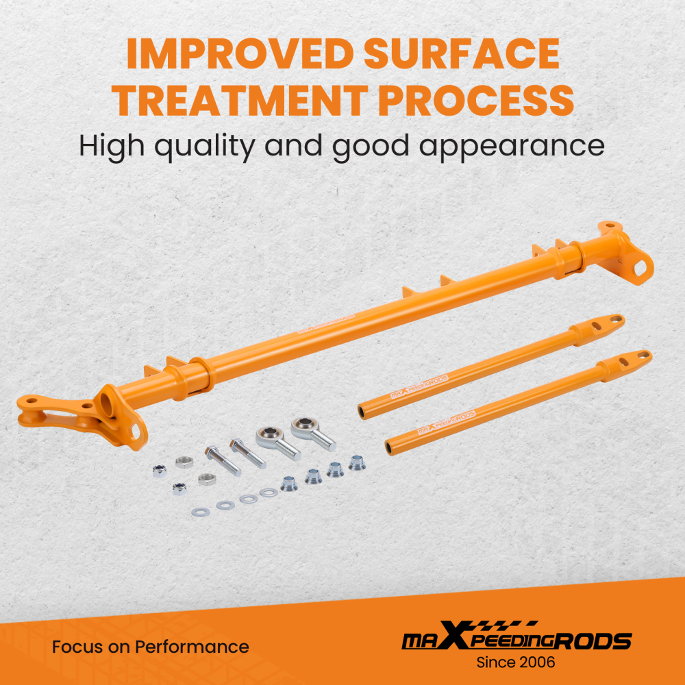 Suspension Front Traction Control Lower Tie Bar compatible pour Honda Civic CRX 1988-1991